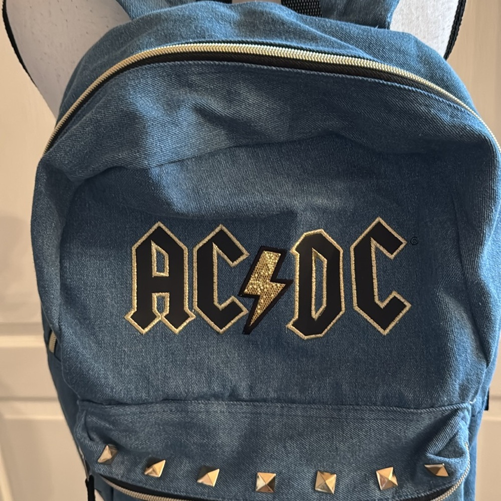 AC ⚡️DC Denim Backpack - Picture 2 of 12
